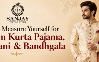 How to Measure Yourself for Custom Kurta Pajama, Sherwani & Bandhgala