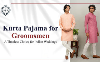 Kurta Pajama for Groomsmen – A Timeless Choice for Indian Weddings