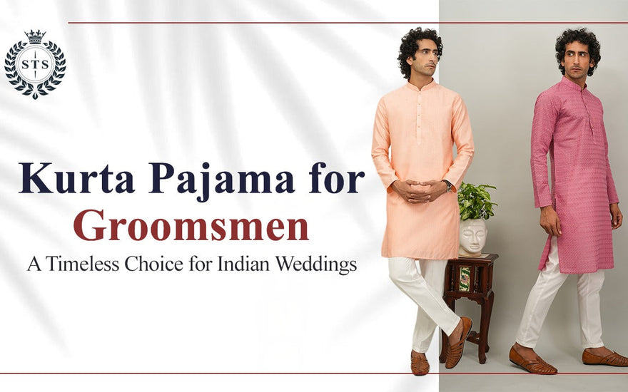Kurta Pajama for Groomsmen – A Timeless Choice for Indian Weddings