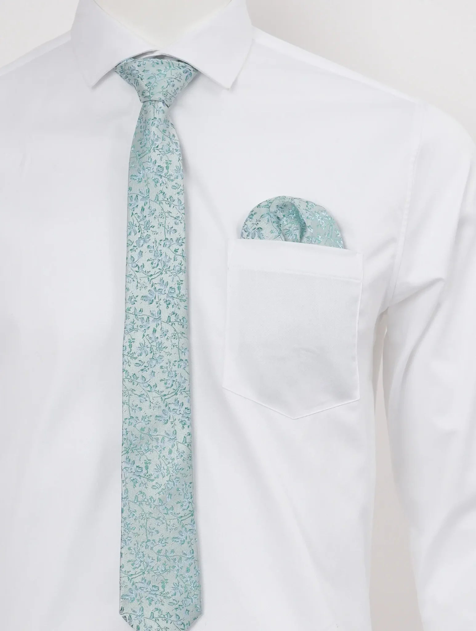 Sky Blue Leafy Set