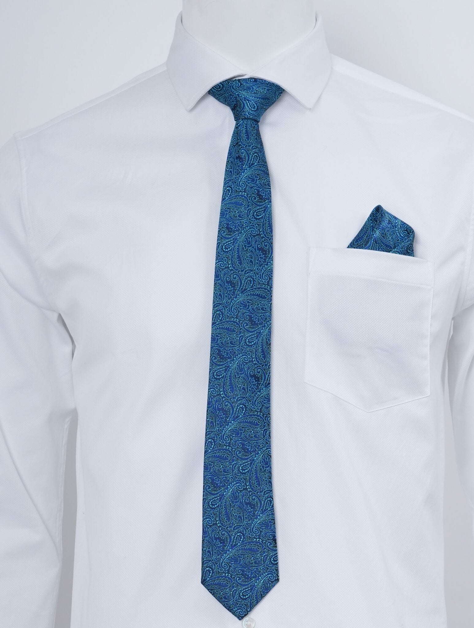 Blue Paisley Set