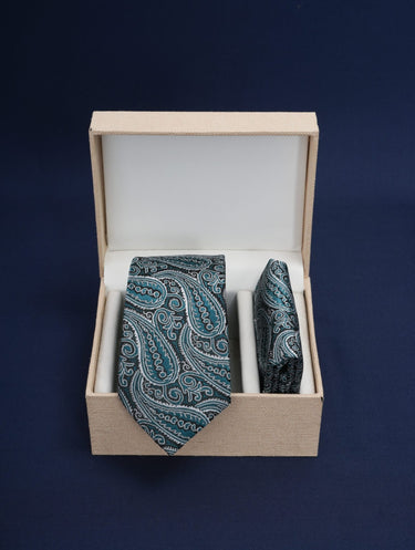 Forest Green paisley Set