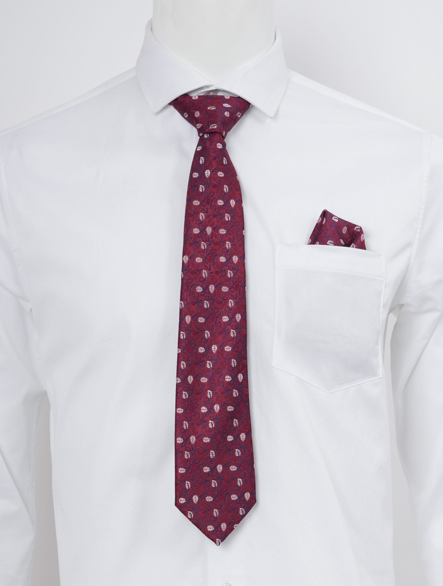 Maroon Leafy Set