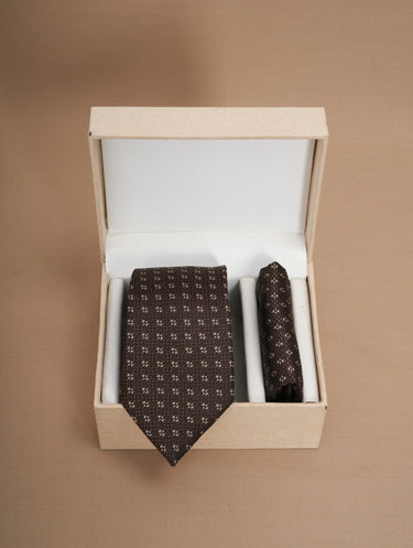 Coffee Brown Honeycomb Set