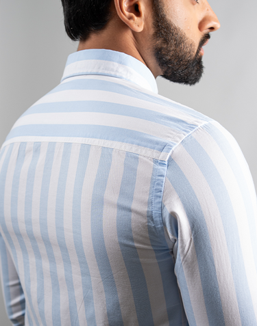 Blue Canady Stripe Shirts