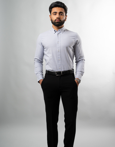 Gray Solid Shirt