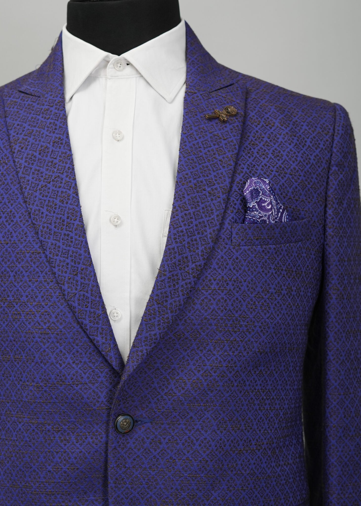 Purple Zigzagger Single Coat
