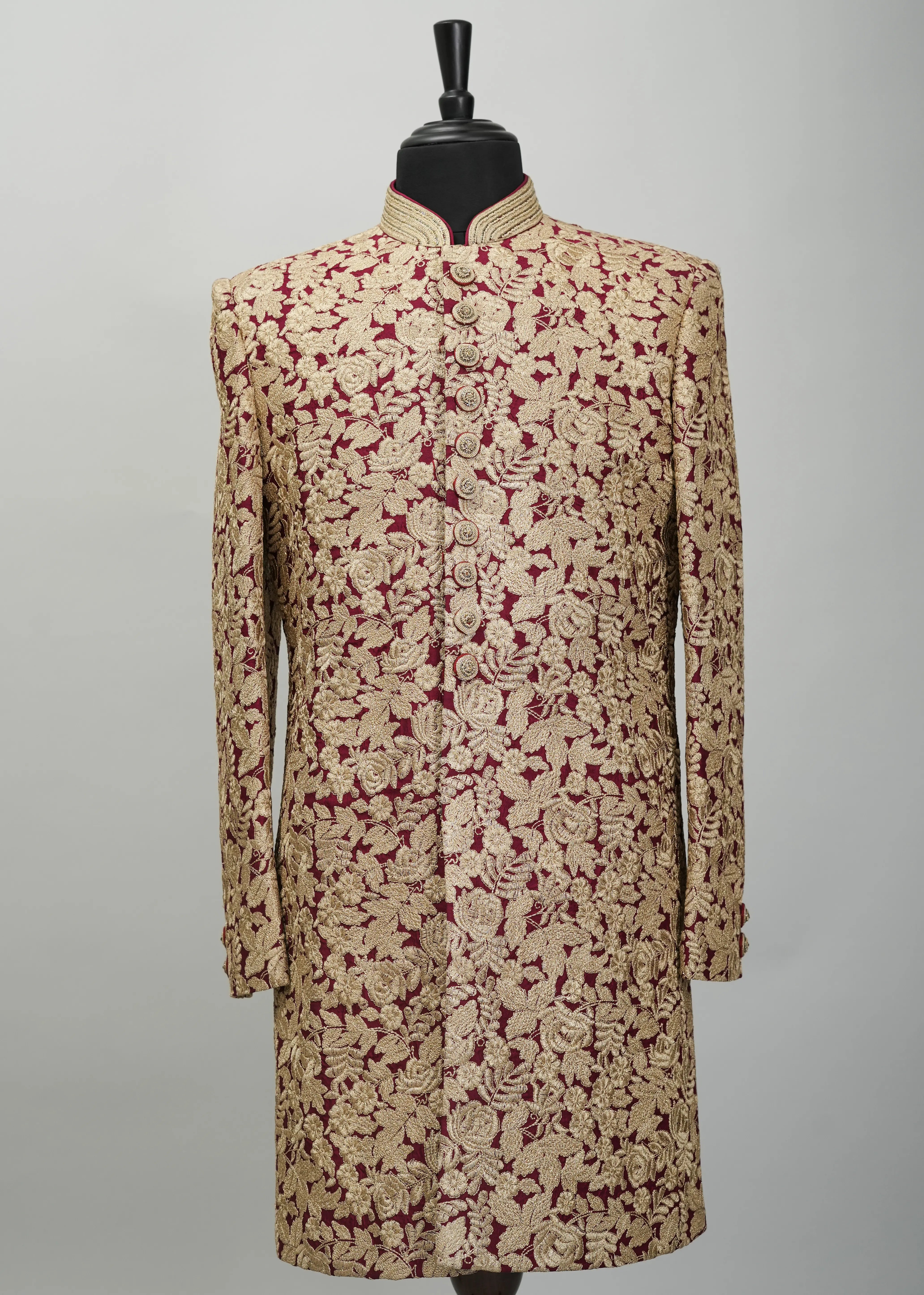 Crismon Ornamental Indowestern Suit